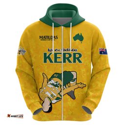 sam kerr matildas hoodie australia soccer go world cup
