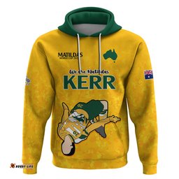 sam kerr matildas hoodie australia soccer go world cup