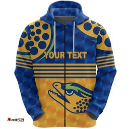custom personalised parramatta zip hoodie eels simple style