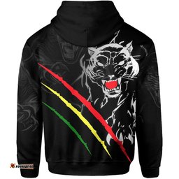 panthers zip hoodie claws black panthers 09