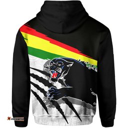 panthers zip hoodie aboriginal dot patterns