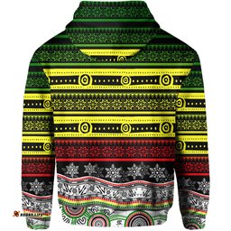 penrith panthers zip hoodie christmas mix aboriginal
