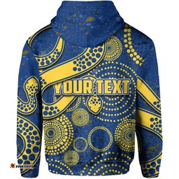 custom personalised parramatta eels zip hoodie special aboriginal style