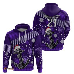 custom fremantle dockers football hoodie christmas vibe
