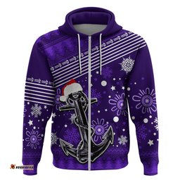 custom fremantle dockers football hoodie christmas vibe