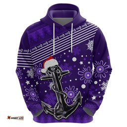 custom fremantle dockers football hoodie christmas vibe