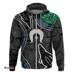 torest trait islands mix crocodine aboriginal pattern hoodie