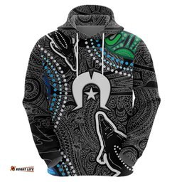 torest trait islands mix crocodine aboriginal pattern hoodie