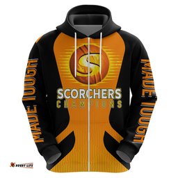 custom scorchers cricket champions hoodie made tough