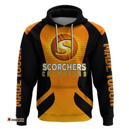 custom scorchers cricket champions hoodie made tough