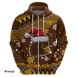 custom hawks football hoodie spectemur agendo christmas vibe