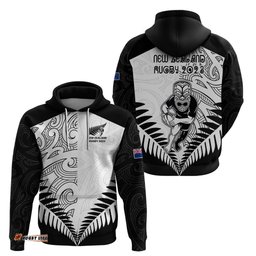 new zealand rugby hoodie proud aoteroa stylised maori koru