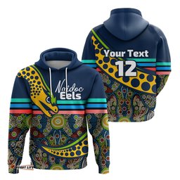 custom personalised eels rugby naidoc week hoodie aboriginal sport style 03