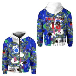 custom personalised eels naidoc week color zip hoodie 04