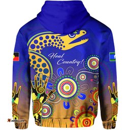 custom personalised naidoc eels zip hoodie health life