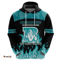 bbl brisbane heat hoodie 2nd champions 2024 new history