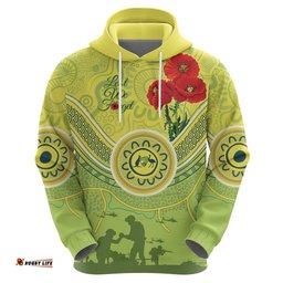 custom australia cricket anzac hoodie the military soldiers with aboriginal style