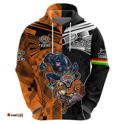 custom nrl tigers combine panthers rugby hoodie sporty style 04