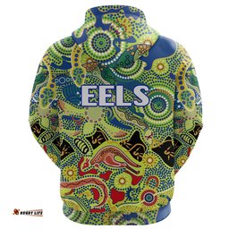 custom personalised parramatta zip hoodie eels unique indigenous