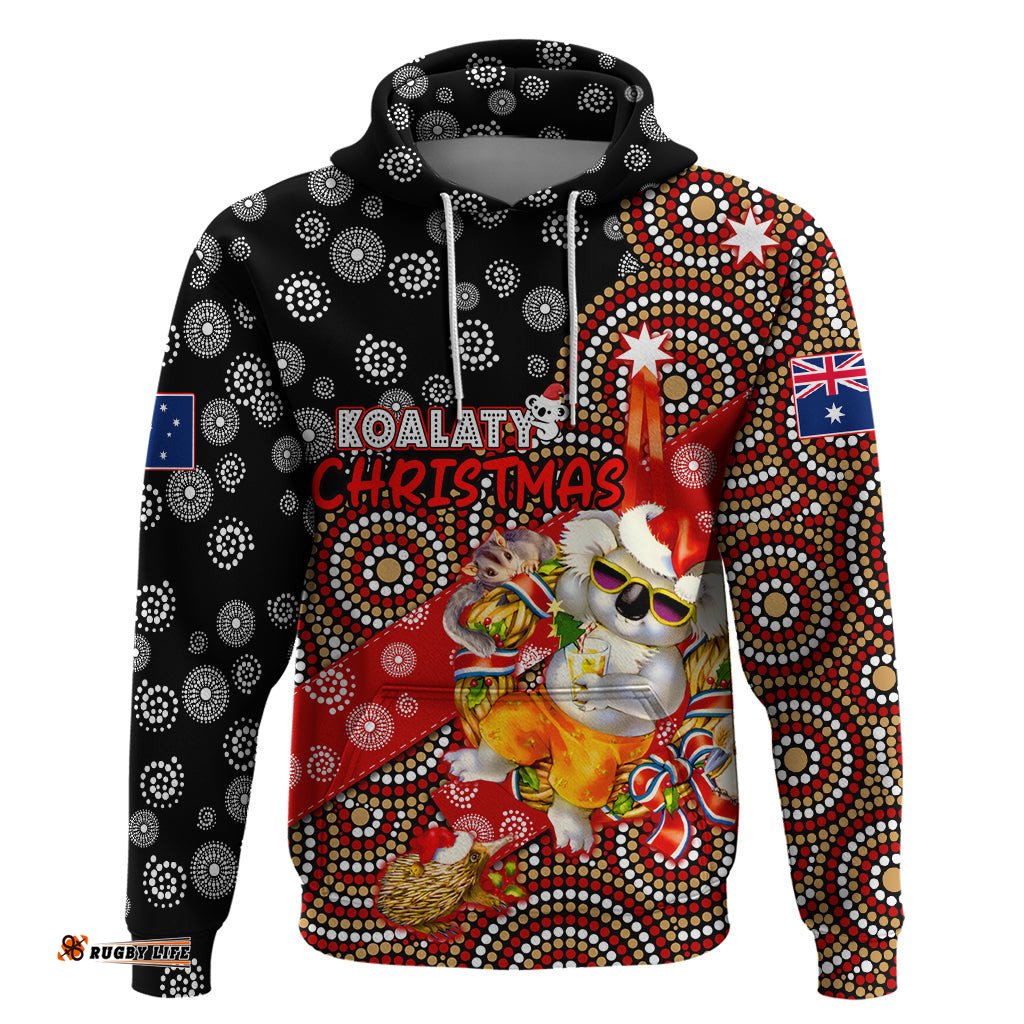 koalaty christmas hoodie australia koala aboriginal