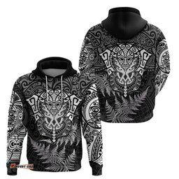 new zealand rugby hoodie silver fern all black mix ta moko white style