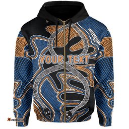 custom personalised parramatta zip hoodie eels indigenous version