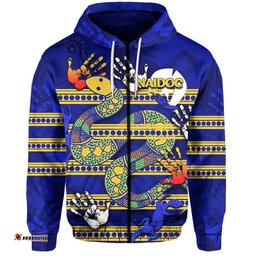 custom personalised naidoc parramatta eels zip hoodie aboriginal patterns