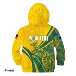 personalised australia soccer matildas indigenous hoodie sam kerr world cup 2024