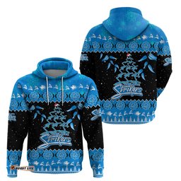 adelaide strikers cricket christmas hoodie merry xmas indigenous art