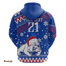 bulldogs football hoodie christmas vibe