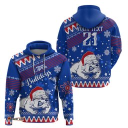 bulldogs football hoodie christmas vibe