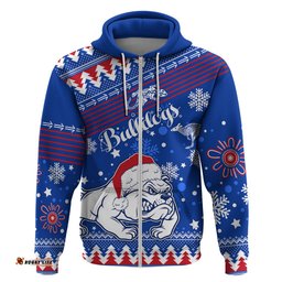 bulldogs football hoodie christmas vibe