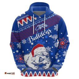 bulldogs football hoodie christmas vibe