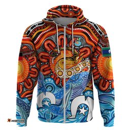 aboriginal and torres strait islands hoodie we are one