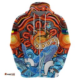 aboriginal and torres strait islands hoodie we are one