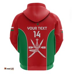 personalised oman cricket hoodie dynamic version