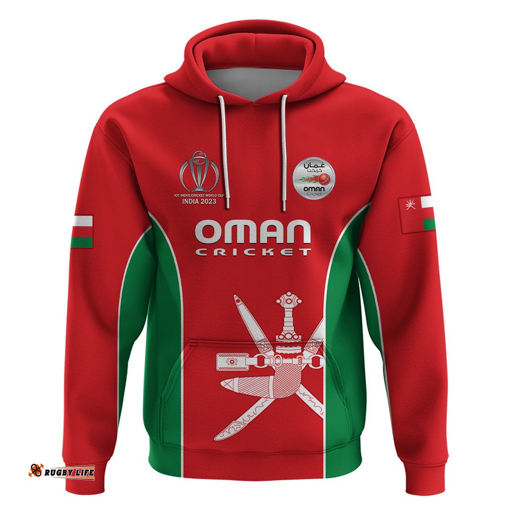 personalised oman cricket hoodie dynamic version