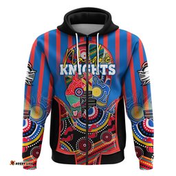 custom personalised knights zip hoodie newcastle naidoc week aboriginal