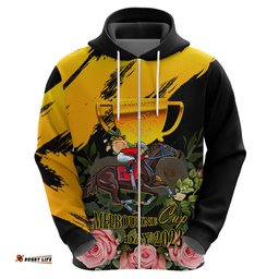 personalised australia melbourne cup day hoodie horse racing trophy with roses