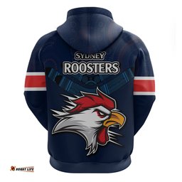roosters permier hoodie nrl mascot with aboriginal