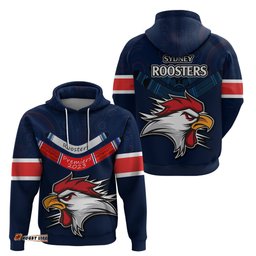 roosters permier hoodie nrl mascot with aboriginal