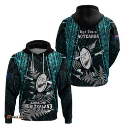 new zealand silver fern rugby hoodie aotearoa all black dabbing ball with maori paua shell
