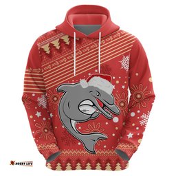 custom dolphins rugby hoodie chirstmas vibe