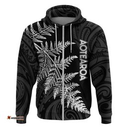 personalised new zealand rugby hoodie world cup silver fern champions
