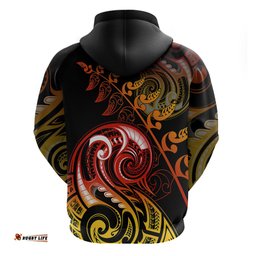 new zealand hoodie aotearoa manaia maori fern tattoo arty