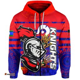 custom personalised naidoc knights zip hoodie naidoc patterns no1