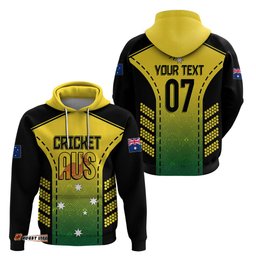 custom australia cricket hoodie kangaroo champions go aussies