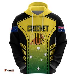 custom australia cricket hoodie kangaroo champions go aussies