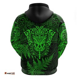 new zealand rugby hoodie silver fern all black mix ta moko green style 05