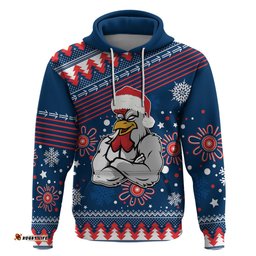 custom roosters rugby hoodie chirstmas vibe